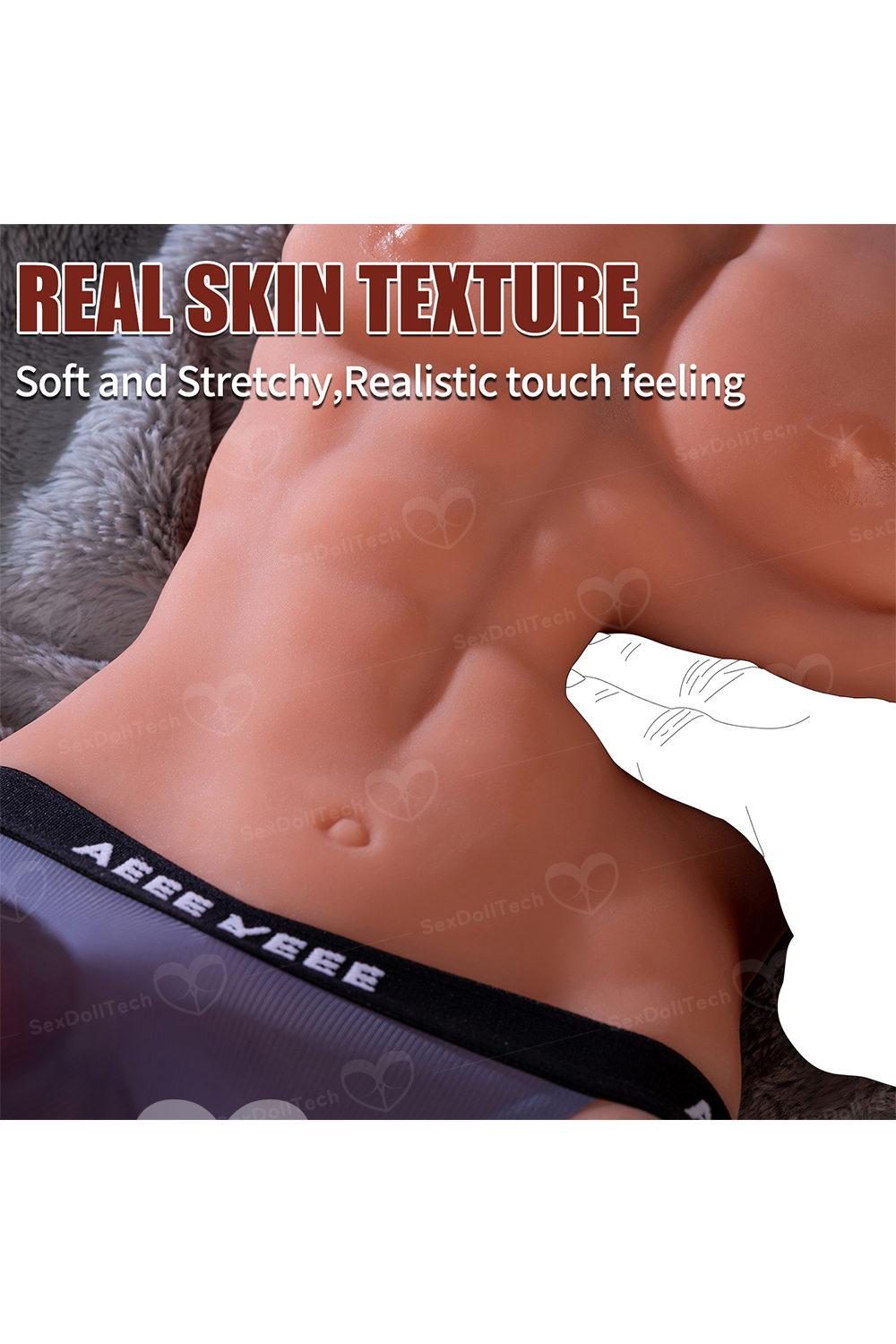 US Stock - Male Doll XS-MA30032 Torso TPE Sex Doll Adult Love Doll - Image 7