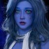 US Stock Cornelia 160cm/5ft25 #225-2 Head Full TPE Fantasy Blue Skin Adult Big Breasts Sex Doll