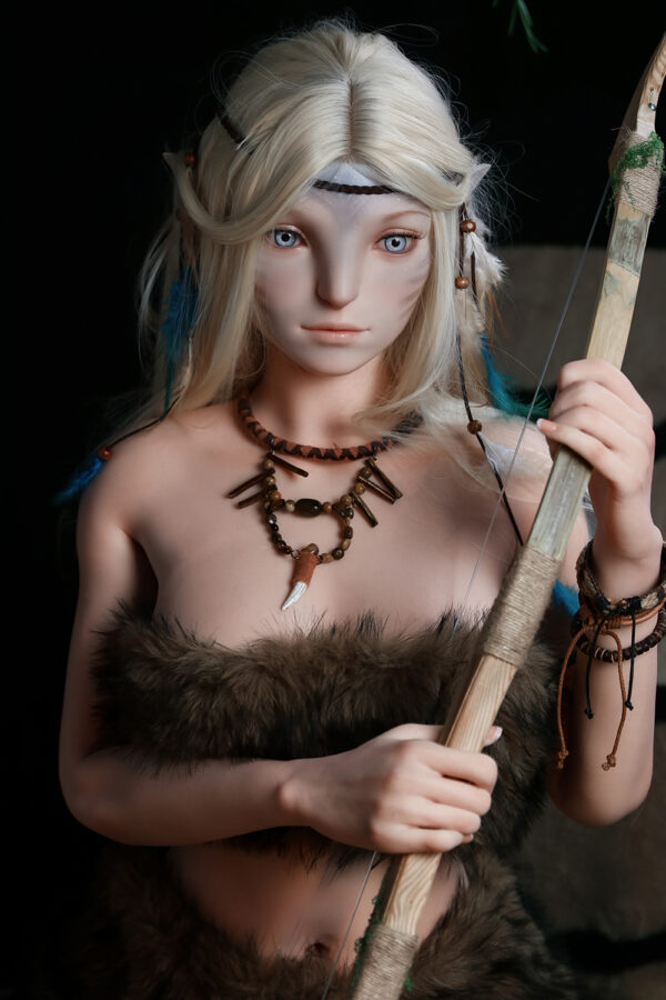 June 170cm/5ft58 M52 Real Life Full Silicone Fantasy Blonde ELF Adult Sex Love Doll