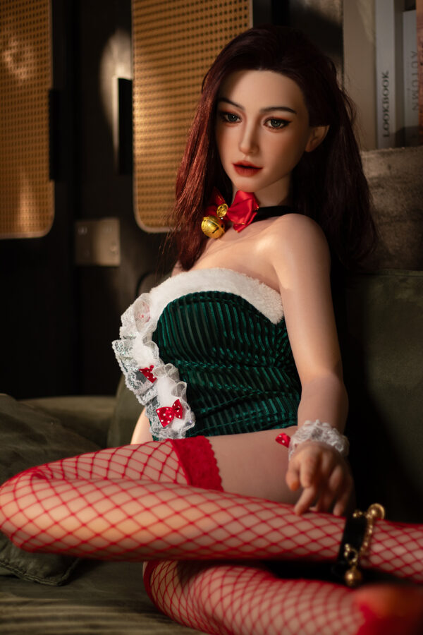 YAMIEE Vivian 150cm/4ft92 #431 Realistic Full Silicon Soft ROS Head Movable Jaw Small Breast Oral Sex Love Doll