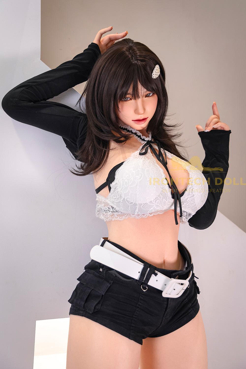 US Stock – Irontechdoll Kitty Plus 165cm/5ft41 S32 Head Full Silicone ROS Max Adult Big Tits Sex Love Doll - Image 5