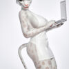 Moonvale 165cm/5ft41 Velara #1 Big Tits Fantasy Anime Office Sexy Leopard Lady Full Body ROS Head Silicone Adult Sex Love Doll