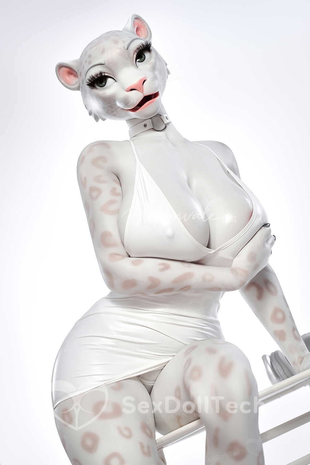 Moonvale 165cm/5ft41 Velara #1 Big Tits Fantasy Anime Office Sexy Leopard Lady Full Body ROS Head Silicone Adult Sex Love Doll - Image 20