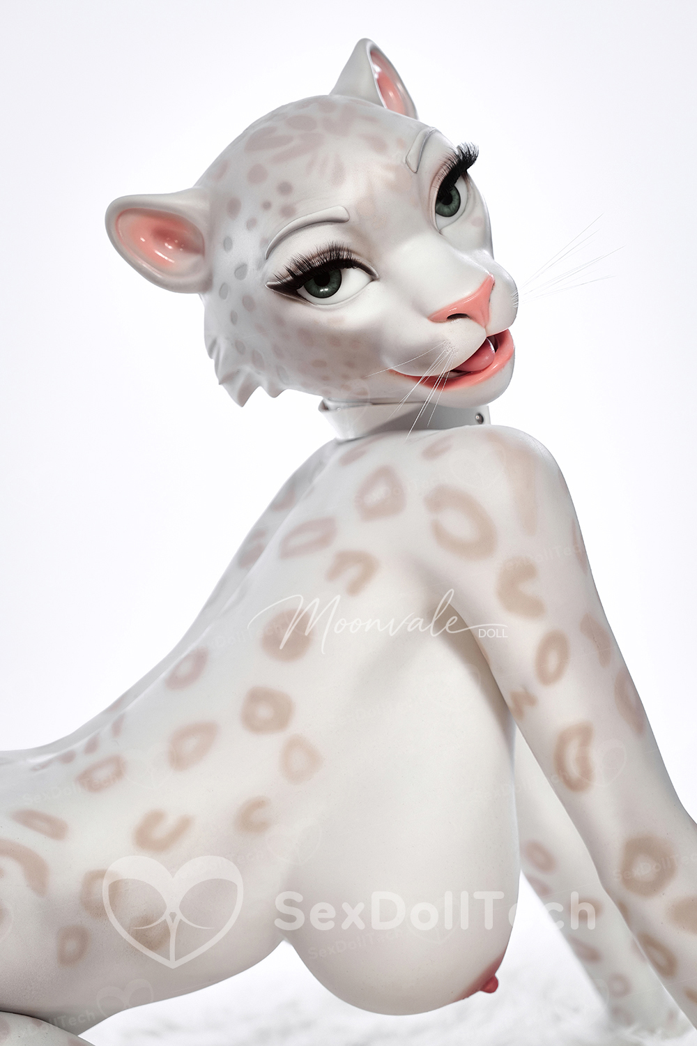 Moonvale 165cm/5ft41 Velara #1 Big Tits Fantasy Anime Office Sexy Leopard Lady Full Body ROS Head Silicone Adult Sex Love Doll - Image 8