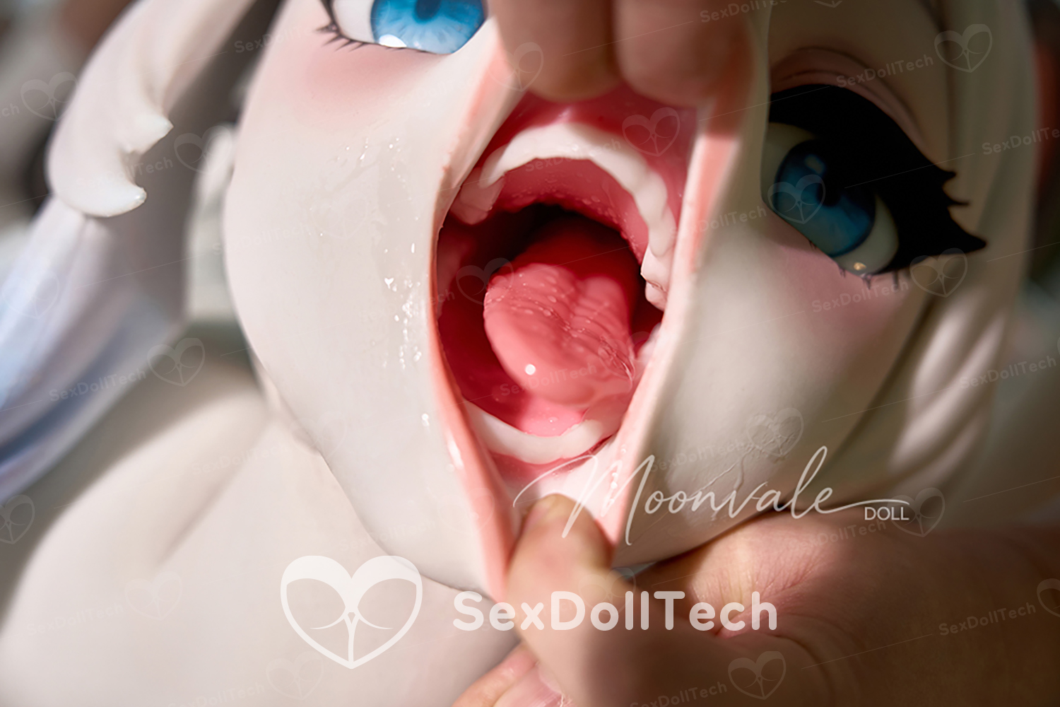 Moonvale 155cm/5ft08 Lyora #3 Full Silicone ROS Head Small Boobs Anime Leopard Adult Female Sex Love Doll - Image 8