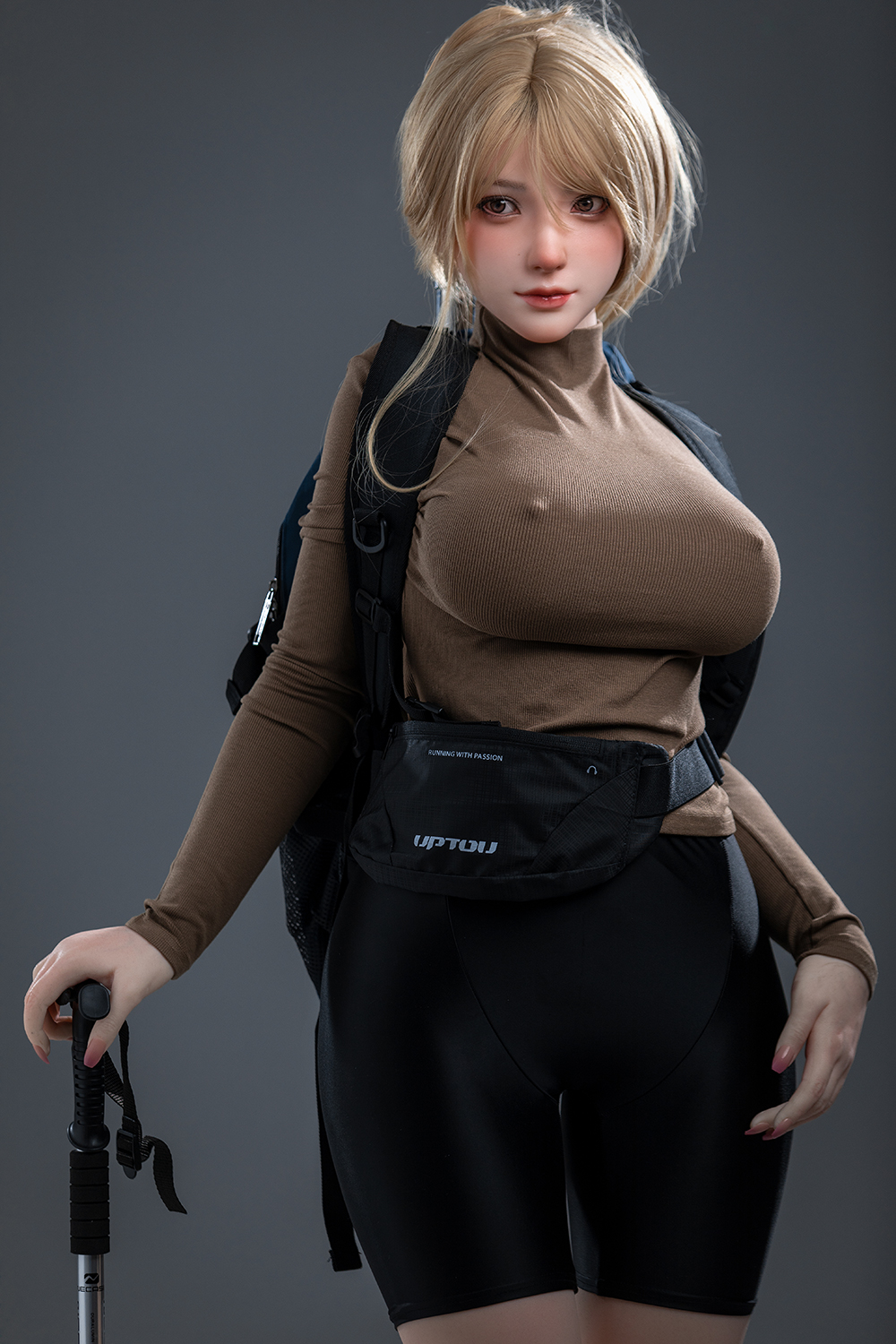 EU Stock - Irontechdoll Kitty Plus 165cm/5ft41 S32 Head Big Boobs Full Size Adult Blonde Silicone Sex Love Doll - Image 24