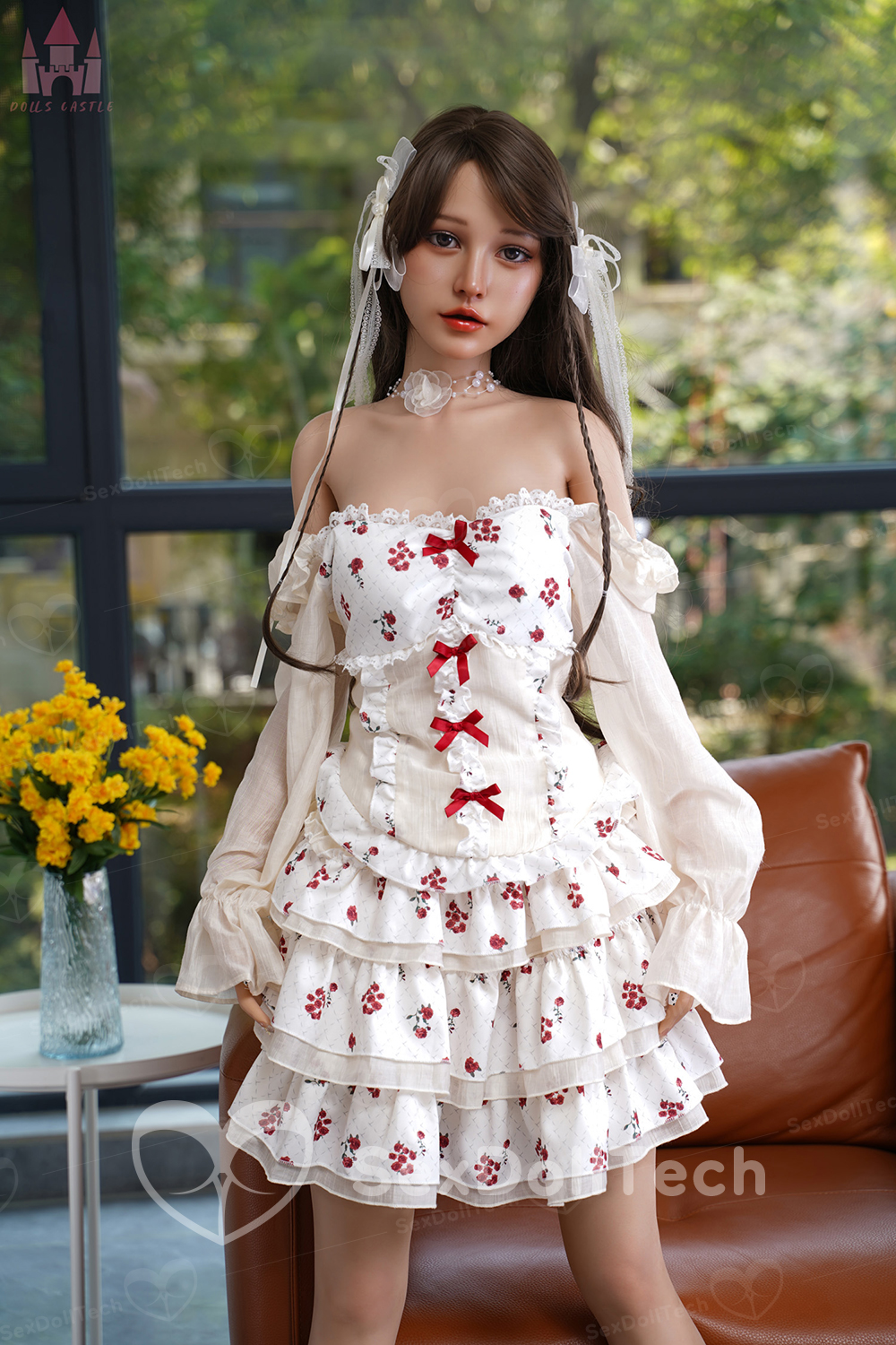 EU Stock - Eugen 158cm/5ft18 B S21 Full Silicone ROS Head Small Tits Oral Sex Doll With Movable Jaw - Image 3