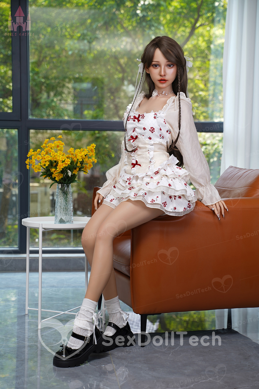 EU Stock - Eugen 158cm/5ft18 B S21 Full Silicone ROS Head Small Tits Oral Sex Doll With Movable Jaw - Image 6