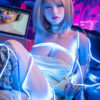 US Stock Irontechdoll Rachel Plus 165cm/5ft41 S40 Full Silicone ROS Max Natural Skin Blonde Adult Full Size Female Sex Doll With Blowjob