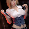 US Stock Lewis 167cm/5ft48 AB12 Full Silicone Big Boobs E Cup Adult Blonde Oral Sex Love Doll