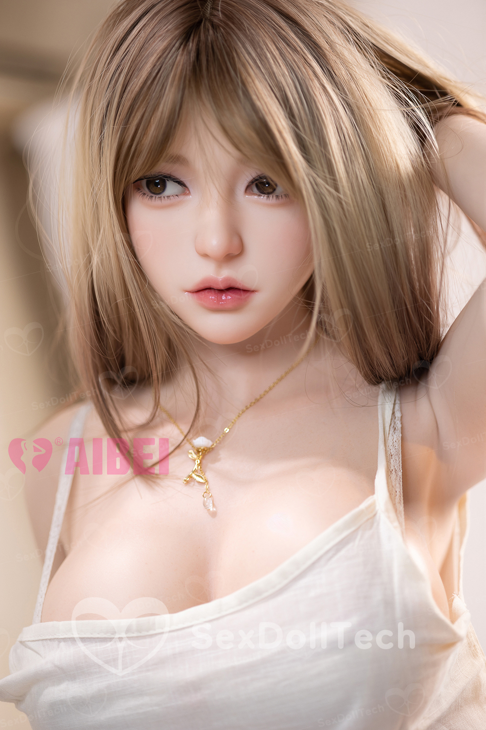 EU Stock - Louie 167cm/5ft48 AB11 Big Breasts Silicone ROS Head Adult Blonde Curve Sex Love Doll - Image 3