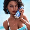 US Stock YAMIEE Estelle 163cm/5ft34 SNK51 Unique Design Silicone ROS Head TPE Tanned Skin Body Adult Oral Sex Love Doll