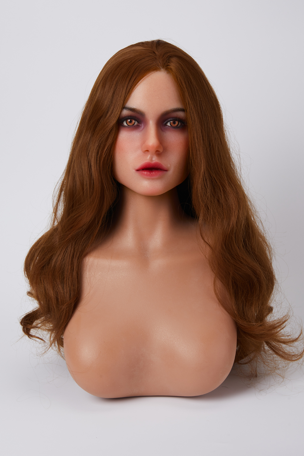 Full Silicone 3 Skin Tone Sex Doll Head Stand for Display Light - Image 26