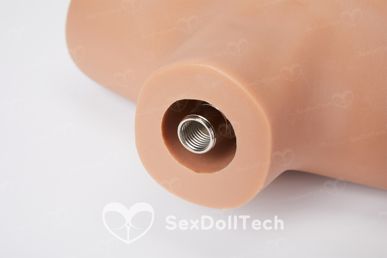 Full Silicone 3 Skin Tone Sex Doll Head Stand for Display Light - Image 39