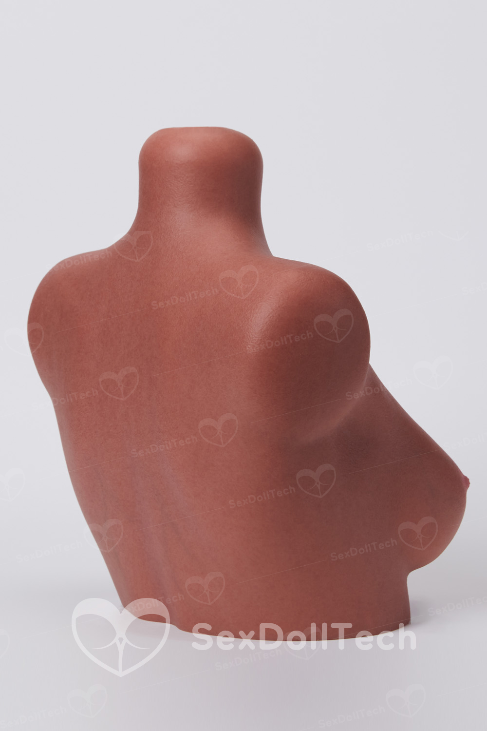Realistic Full Silicone Display Stand Tanned Skin Half Size Sex Doll Head Stand ONLY - Image 11