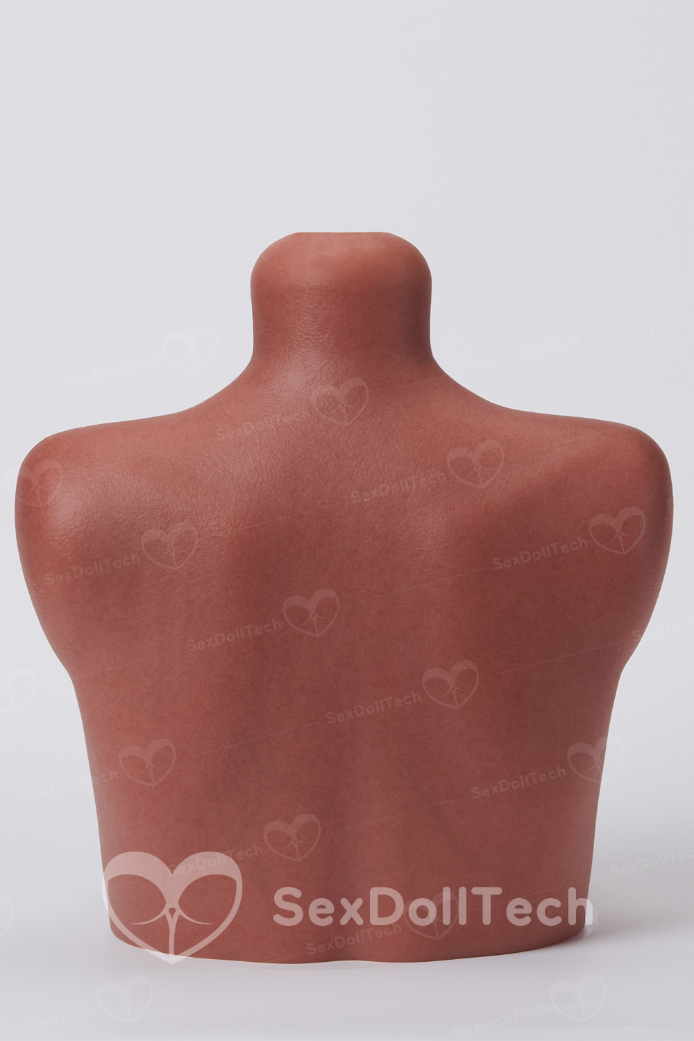 Realistic Full Silicone Display Stand Tanned Skin Half Size Sex Doll Head Stand ONLY - Image 8