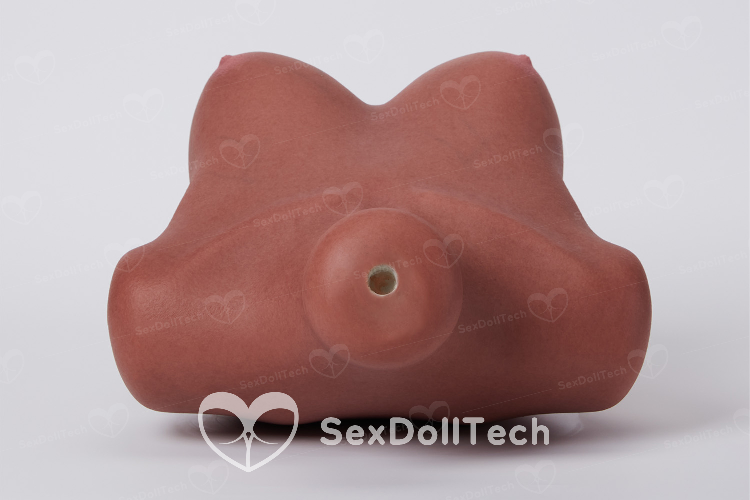 Realistic Full Silicone Display Stand Tanned Skin Half Size Sex Doll Head Stand ONLY - Image 12