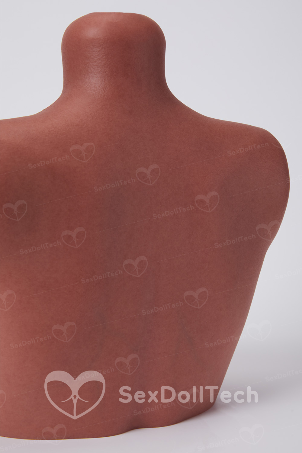 Realistic Full Silicone Display Stand Tanned Skin Half Size Sex Doll Head Stand ONLY - Image 9