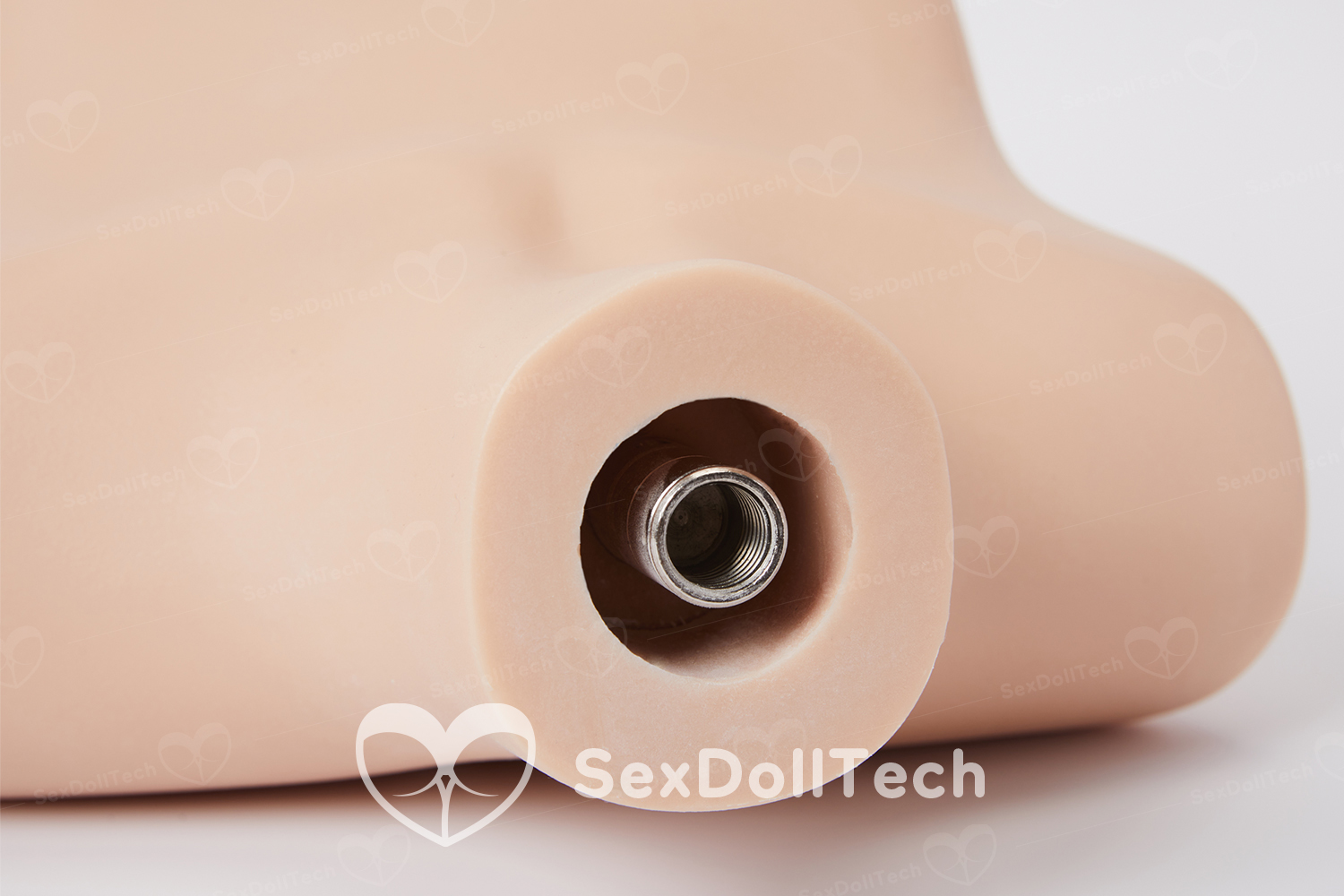 Full Silicone 3 Skin Tone Sex Doll Head Stand for Display Light - Image 24