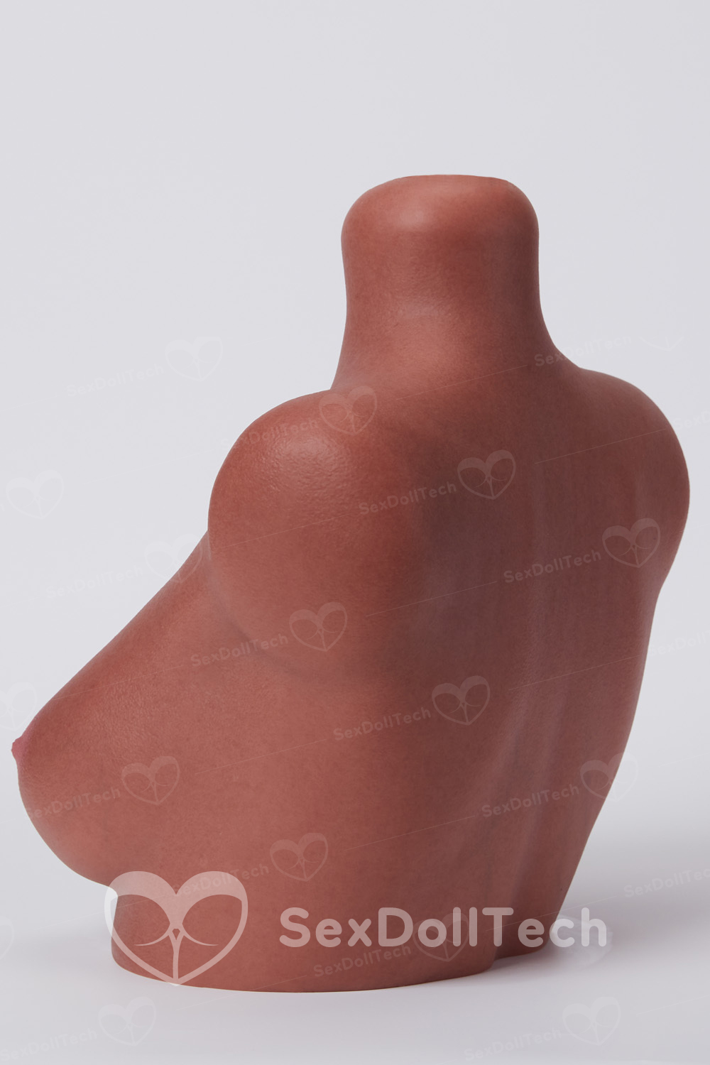 Realistic Full Silicone Display Stand Tanned Skin Half Size Sex Doll Head Stand ONLY - Image 5